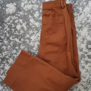Burnt Sienna High Rise Gap Jeans